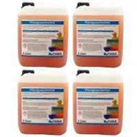Faba Chemie 4 x 5 L Flüssigwaschmittel Konzentrat orange Universal Color