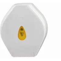 All Care PlastiQline Großrollenspender MAXI - Toilettenpapierspender - Farbfenster gelb