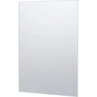 Evenes Spiegel Lierelva rechteckig ohne Befestigung, Kanten geschliffen, 800 x 500 x 5 mm - 93 906 79