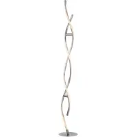 LOLA Smart LED-Stehleuchte LOLAsmart Swing Swing, dimmbar, alu / grau / zink, für Wohn- / Esszimmer, Aluminium, Modern, Smarte Stehlampe