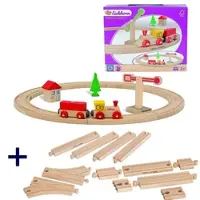 Eichhorn Holzeisenbahn Bundle (4-teilig, ohne Drehscheibe)