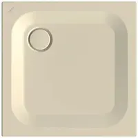 Bette BetteUltra Rechteck-Duschwanne mit BetteGlasur Plus, 750x750x25mm, 5529-006PLUS, Farbe: Jasmin