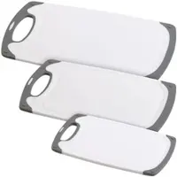 Rosenstein & Söhne 3er-Set Schneidebretter, 25x15 / 31,5x20 / 40x24 cm, antibakteriell