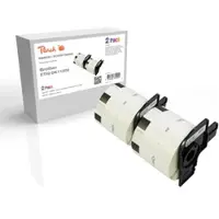 Peach Etikettenrolle kompatibel zu Brother DK-11209, Pack(2) BR-DK-11209