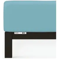 Schlafgut Spannbettlaken "PURE BOXSPRING in Gr. 90x200, 140x200 oder 180x200, für Boxspringbett", aus Bio-Baumwolle, für Matratzen bis 40 cm Höhe, Bettlaken