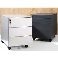 Dieffebi Rollcontainer anthrazit grau, 42x55.5x53.3 cm