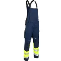 Kübler REFLECTIQ Latzhose Klasse 1 warngelb/dunkelblau 98 - 3208 8340-3448-98 - warngelb/dunkelblau