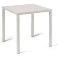 Vermobil Kleiner Beistelltisch Quatris 60x60x75 cm perlweiß