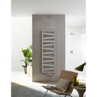Zehnder Design-Heizkörper Ribbon, elektrisch, RAL 7047, 1592x30x500 mm, IP44, 230V, mit Funksteuerung