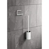 Hewi System 900 WC-Papierhalter 900.21.00060 DX aus Edelstahl, pulverbeschichtet, weiß tiefmatt, U-förmig