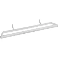 BRILLANTBAD BAWELL Heizkörperhandtuchhalter Stahl Polyamid Komaxit Weiß 140x610x48 mm für Bad & Küche >> zum Einhängen