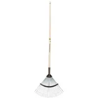 SHW Laubbesen 54699, Profi, Verstellbesen, mit Stiel, Breite: 32 - 48cm
