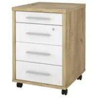 Möbel Kraft Rollcontainer ¦ holzfarben ¦ Maße (cm): B: 43 H: 62 T: 48.0