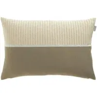 Set One By Musterring Dekokissen "Simple", beige (beige, gemustert), B:58cm L:38cm, Mischgewebe, Dekokissen_Sitzkissen_Kissenhüllen, Dekokissen, mit modernem, graphischem Dessin