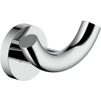 Bravat Varuna Doppelhaken 764010 chrom, zum Kleben/Schrauben