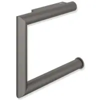 Hewi System 162 Toilettenpapierhalter 162.21.10060SC 137x110mm, d= 15mm, pulverbeschichtet, dunkelgrau, perlglimmer tiefmatt