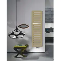 Zehnder Design-Heizkörper Metropolitan Bar elektrisch, RAL 7034, 805 x 39 x 400 mm, spritzwassergeschützt IP44