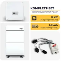 Rct power Storage DC Hybrid-Wechselrichter mit Battery | Hochvolt-Speichersystem | 3-phasig | 3,8 kWh | 10 kW