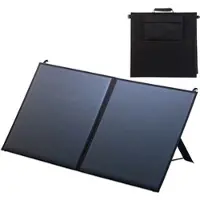 Revolt Mobiles faltbares Solarpanel, 2 monokristalline Solarzellen, 80 Watt