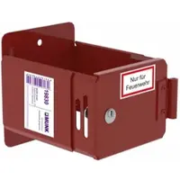 Munk Leiterhalterung pulverbeschichtet RAL 3000 mit CL1-Schloss
