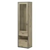 Uno Primo Vitrine Orlando ¦ holzfarben ¦ Maße (cm): B: 56 H: 208 T: 38.0