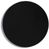 Allboards Schwarze magnetische Kreidetafel rund 60 cm