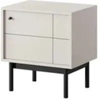 Möbel Kraft Nachtkommode ¦ beige ¦ Maße (cm): B: 53,5 H: 56,5
