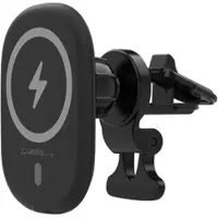 Callstel Kfz-Smartphone-Halterung & Ladegerät, MagSafe- und Qi-kompatibel, 15 W