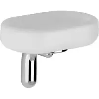 Gessi Goccia Seifenhalter zur Wandmontage, Schale in GRES weiss, 38001