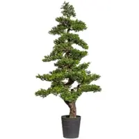 Creativ Green Kunstpflanze Bonsai Teeblatt, im Topf, Höhe 160 cm