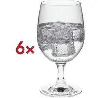 Rona Wasserglas Mineral water 11 Mondo 240 ml ungeeicht 6 Stück blau, 7.3 cm