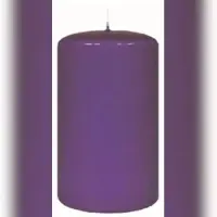 Kopschitz Kerzen 4er Adventskerzen, Adventskranz Kerzen Set Lila 10 x Ø 5 cm