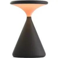 Grau Salt LED-Akkuleuchte-Schwarz