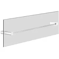 Gessi Rilievo, Handtuchhalter 600 mm, Montage an Glaswand, 59566