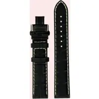 Certina - Leder Lederarmband 19mm/18mm C600018493 - alligator-prägung,rind,schwarz