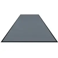 M&A Matting Schmutzfangmatte Colorstar, mittelgrau, waschbar, glatter Rücken 7460115200150-C03 , Maße (B x T): 115 x 200 cm