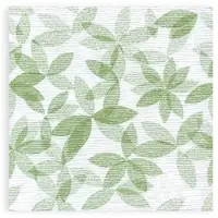 Plock GmbH SemyTop Motivservietten Olivenblatt grün - 40 x 40 cm - 4-lagig - 800 Servietten