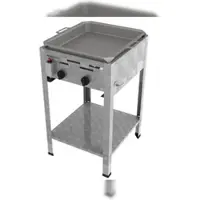 ChattenGlut Professional Gastrobräter 2-flammig Standgerät 9,0kW und Pfanne