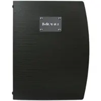 Gastronoble Securit Rio Menümappen A4 | schwarz | Kunststoff | 10 Speisekarten