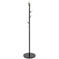 Five - Metallgarderobe für Mäntel 40x175,5cm in Schwarz