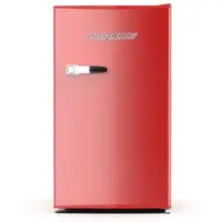Respekta Kühlschrank Gefrierfach freistehend Retro 83 cm 90 Liter Rot