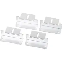 Revolt 4er-Set Solarmodul-Z-Halterungen, Muttern & Schrauben, zur Dachmontage