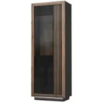 Hobby Hall Vitrine Sevilla , schwarz , Maße (cm): B: 73 H: 197 T: 42.0