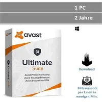 Avast! Avast Ultimate Suite 2026, 1 Gerät - 2 Jahre, Download