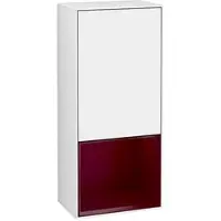Villeroy & Boch Villeroy und Boch Finion Seitenschrank G550HBGF 41,8cm, rechts, Emotion, Regal unten Peony Matt, Glossy white lacquer