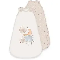 Herding Babyschlafsack BABY BEST "Moon and Stars Baby-Schlafsack 90cm", Baby, Gr. L: 70cm, beige (natur), Bezug: 100% Baumwolle. Füllung: 100% Polyester, Schlafsäcke Babyschlafsack