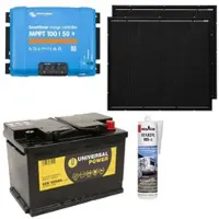 A-TroniX Solaranlage Wohnmobil 440W mit 100Ah Batterie und Victron MPPT Laderegler