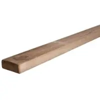 Meingartenversand.de Zaunriegel für Lattenzäune – 2,8 x 7 x 240 cm, Kiefer/Fichte, druckimprägniert, glatt angeschrägt für Wasserablauf, für individuelle Zaunbauprojekte