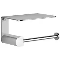 Gessi Rilievo, WC-Papierrollenhalter mit Deckel, Wandmontage, 59449