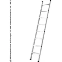 Iller-Leiter Iller Stufen-Anlegeleiter Alu Ergo Plus mit Traverse und 16 Stufen 5,45m AH
